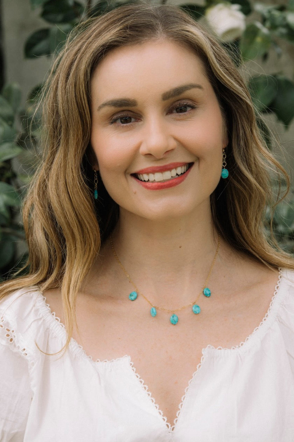 Gemma Earrings in Turquoise