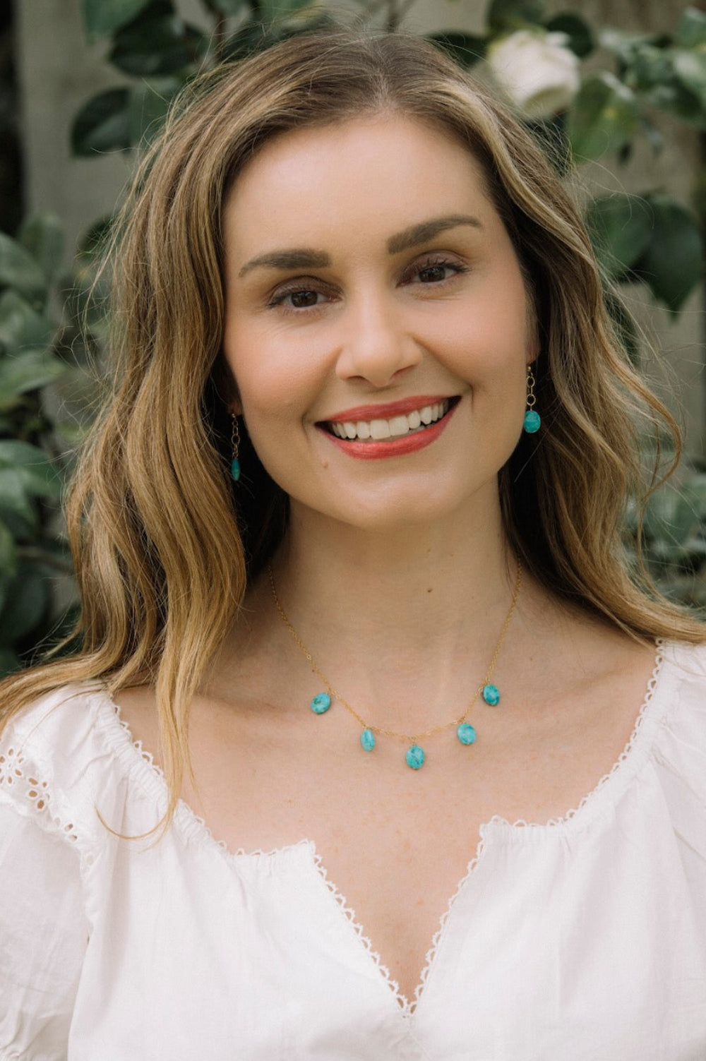 Gemma Necklace in Turquoise