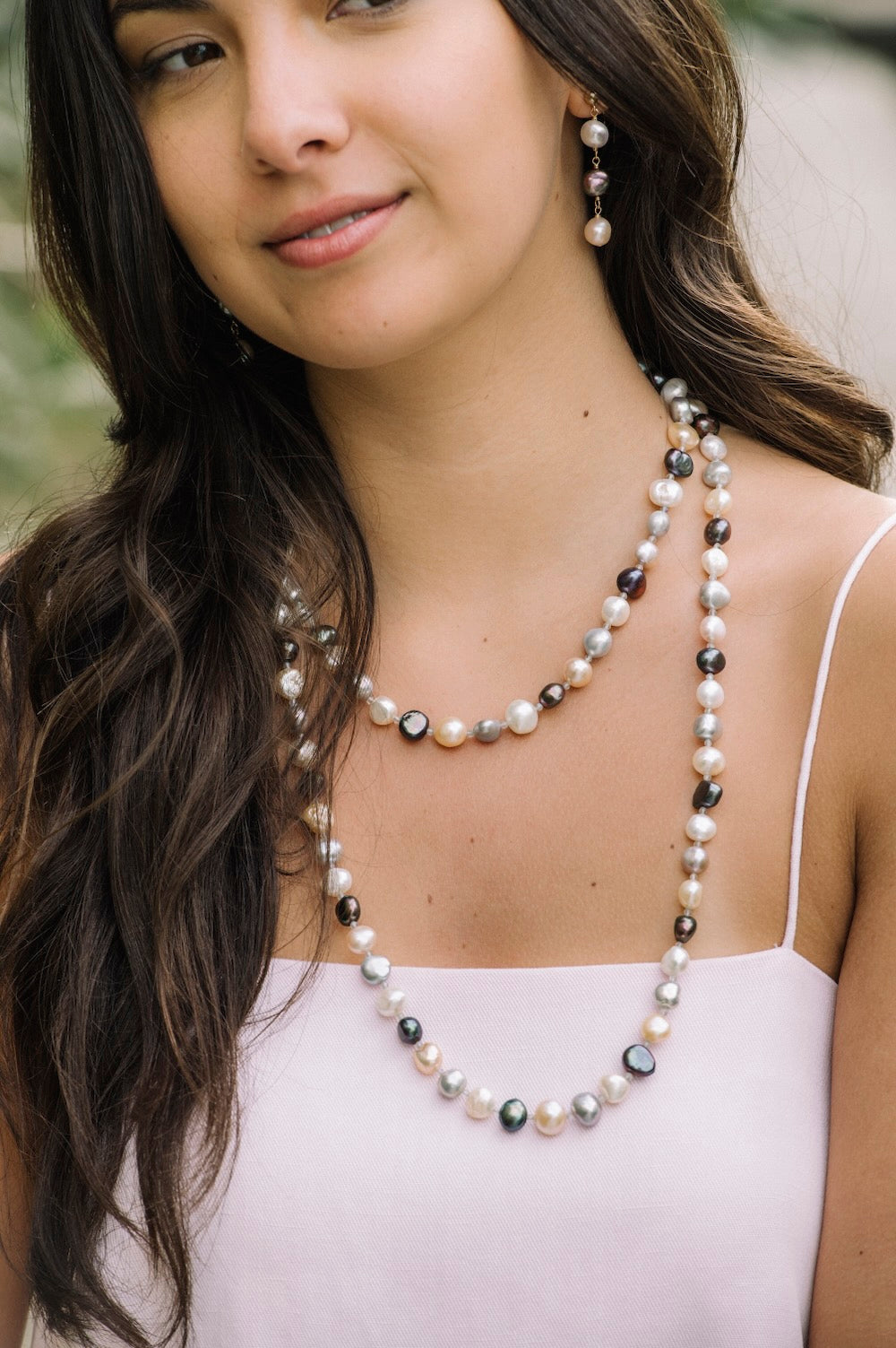 Monroe Pearl Drop Earrings