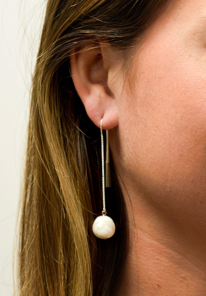Crystal Baguette Threader Earrings – Ettika