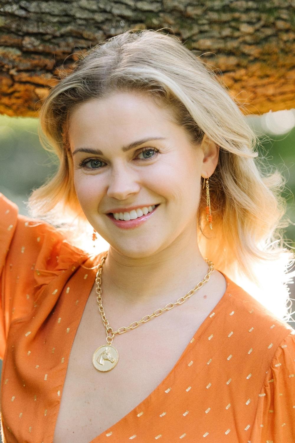 Gold Horse Head Charm