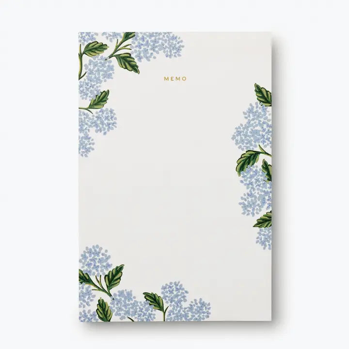 Hydrangea Memo Notepad 