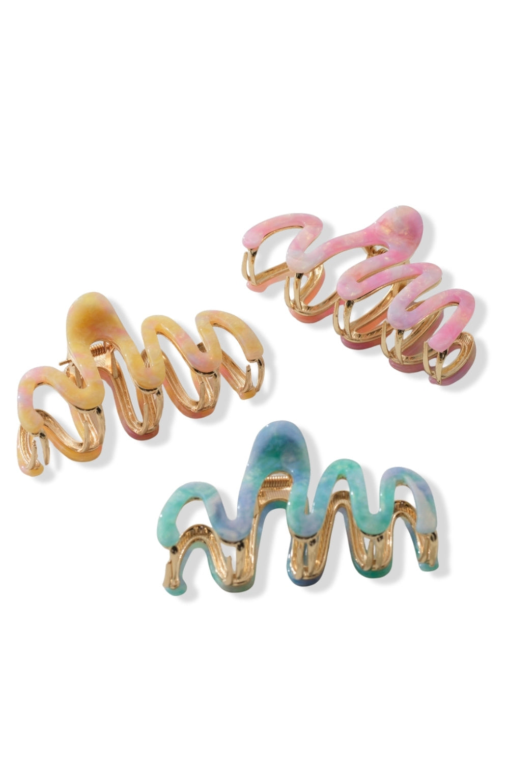 Island Sun Wave Claw Clip