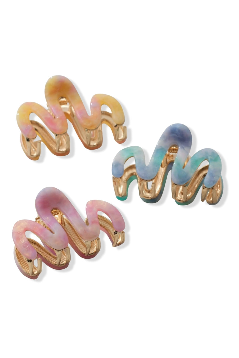 Island Sun Wave Claw Clip