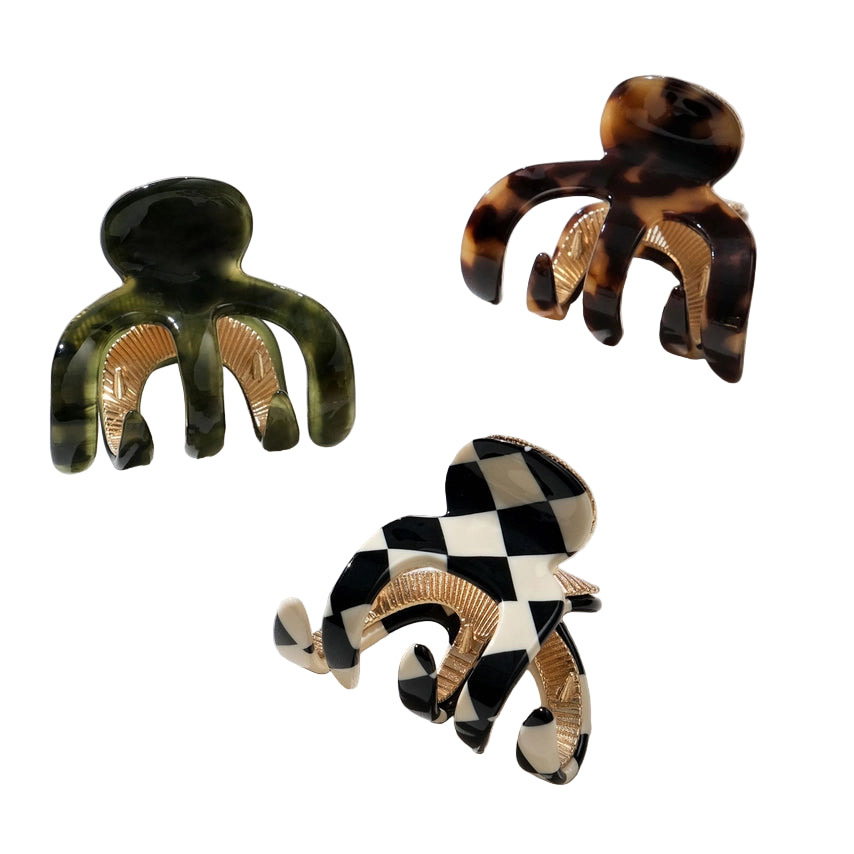 Jade Claw Clip