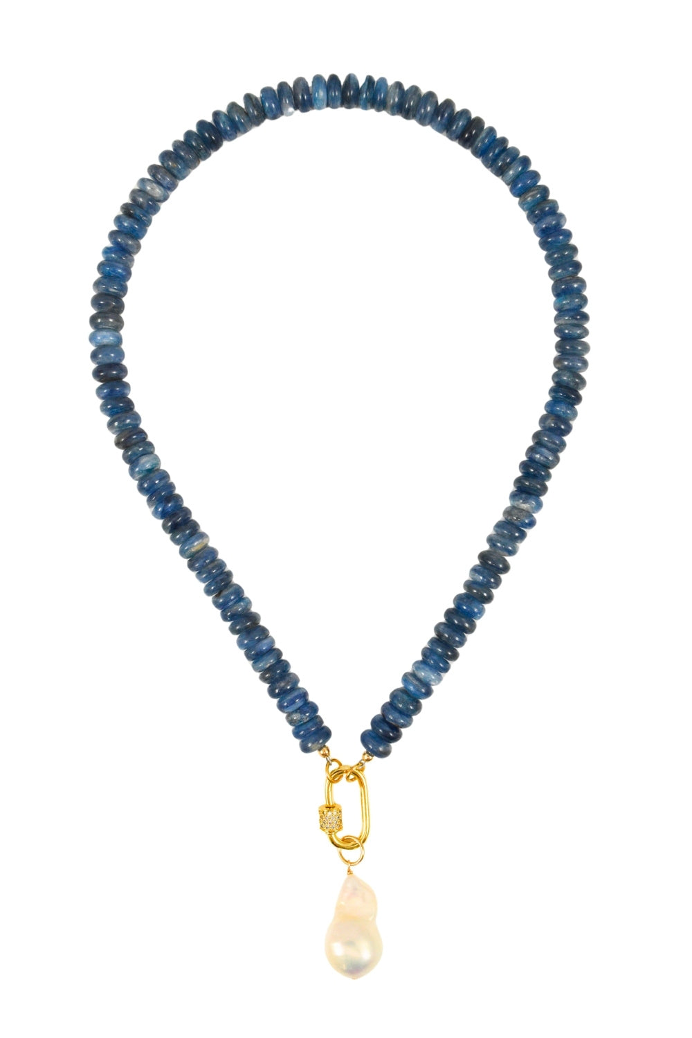 Kyanite Carabiner Necklace