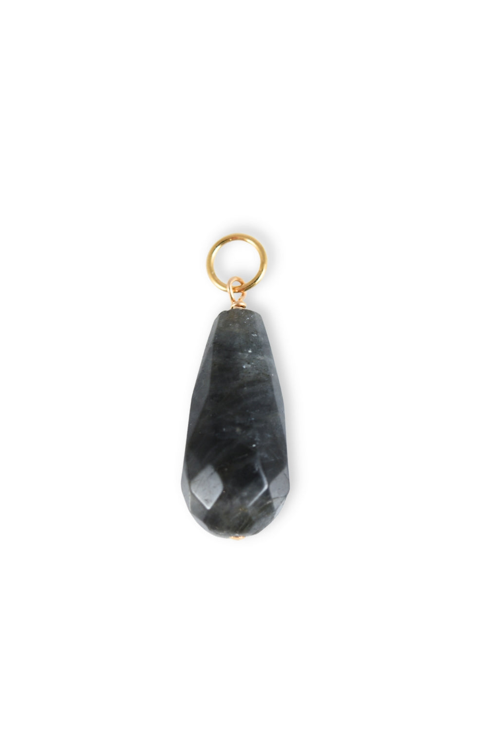 Labradorite Teardrop Charm