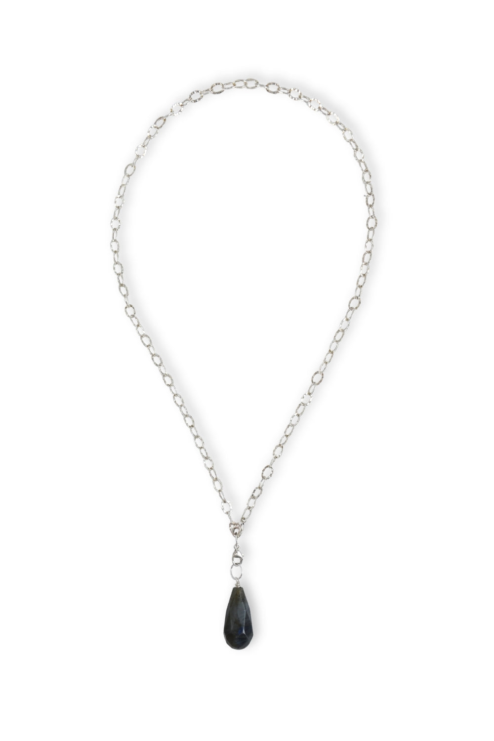 Labradorite Teardrop Charm