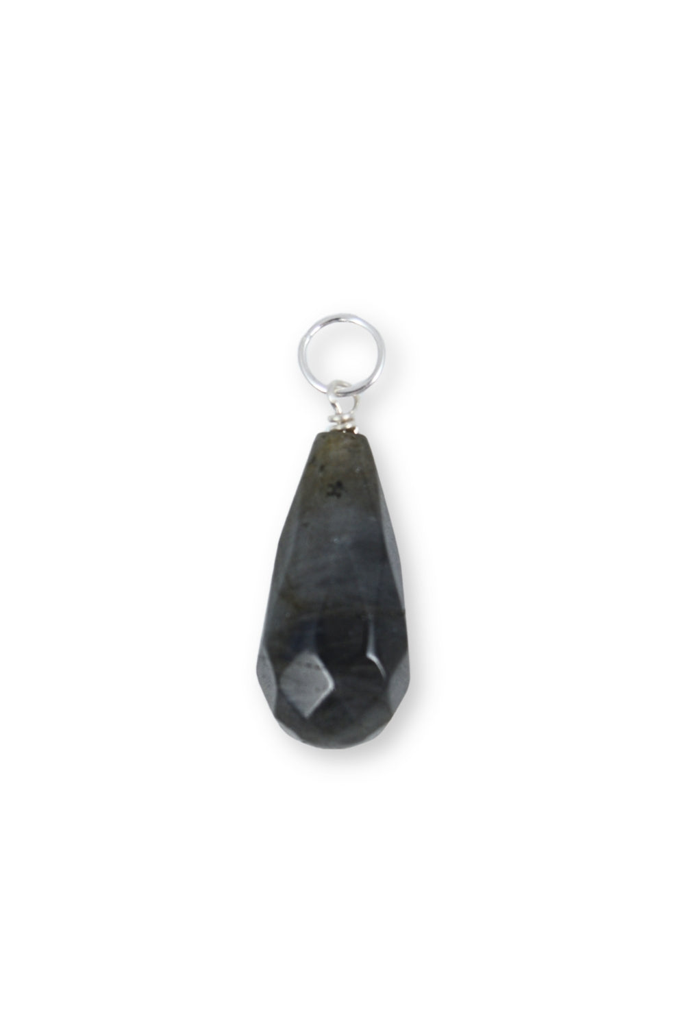 Labradorite Teardrop Charm