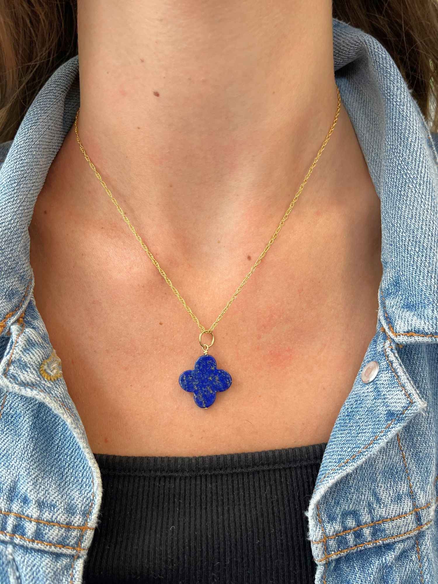 Lapis Lazuli Charm in Large
