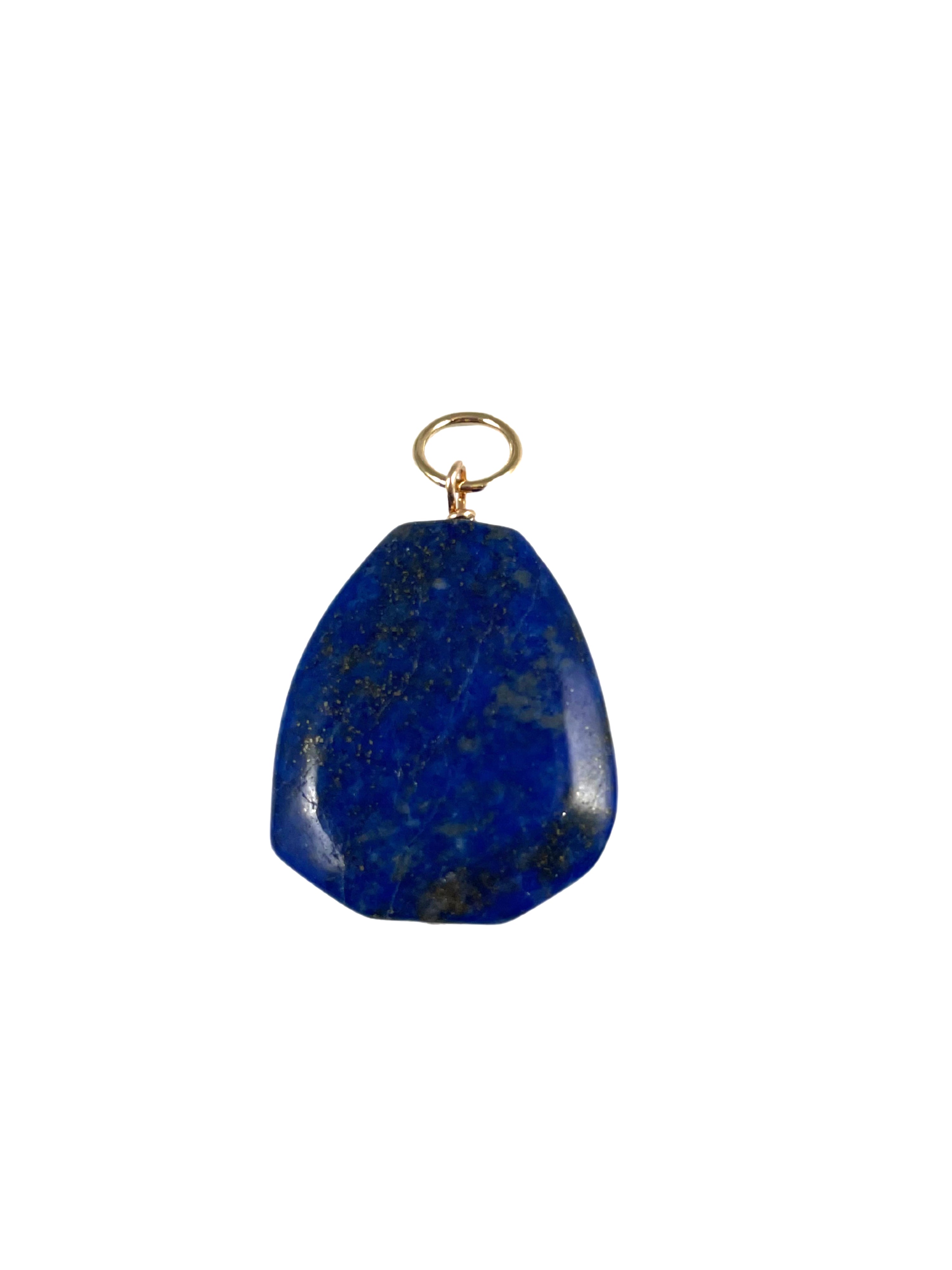 Lapis Shield Charm 