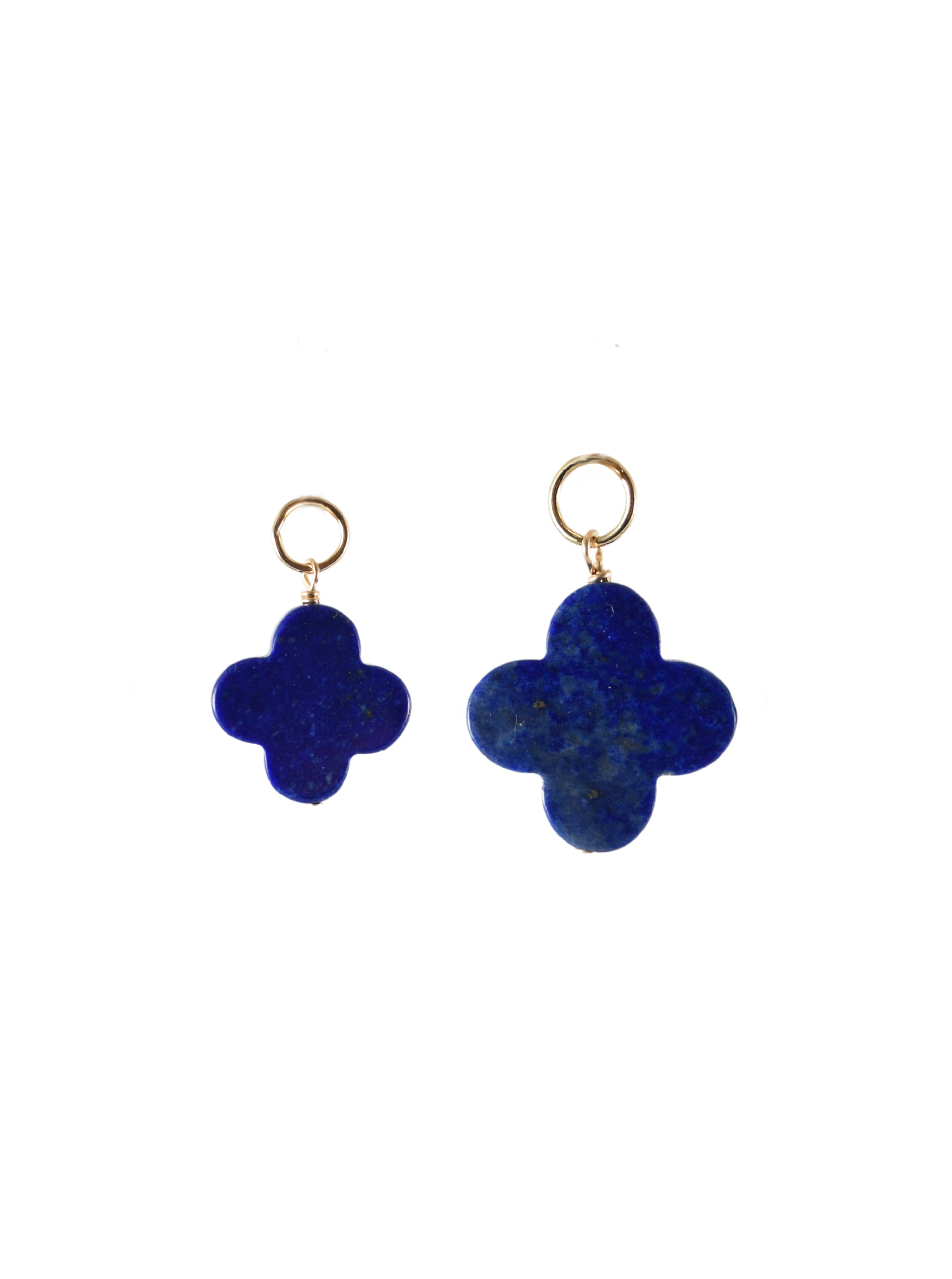 Lapis Lazuli Quatrefoil Charm