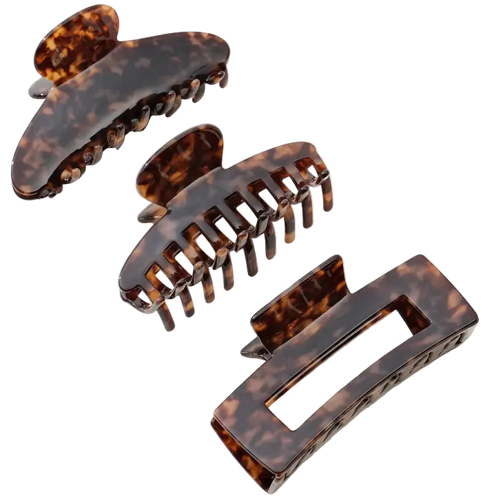 Large Tortoiseshell Claw Clip
