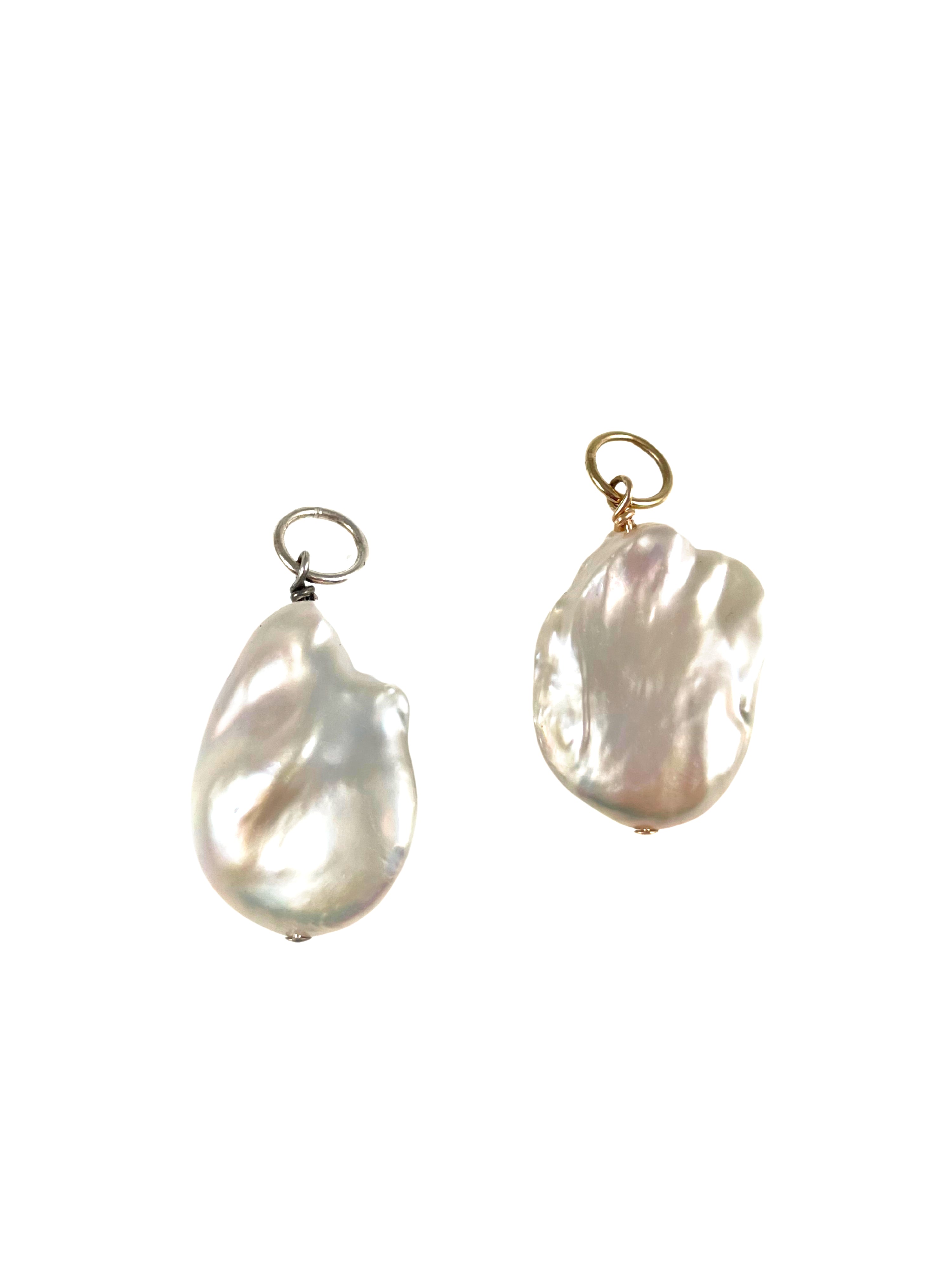 White Pearl Charm- Large