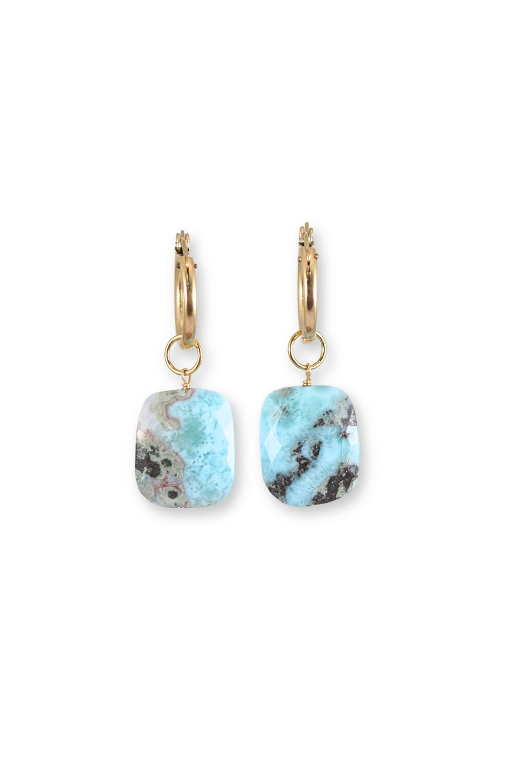 Larimar Rectangle Charm