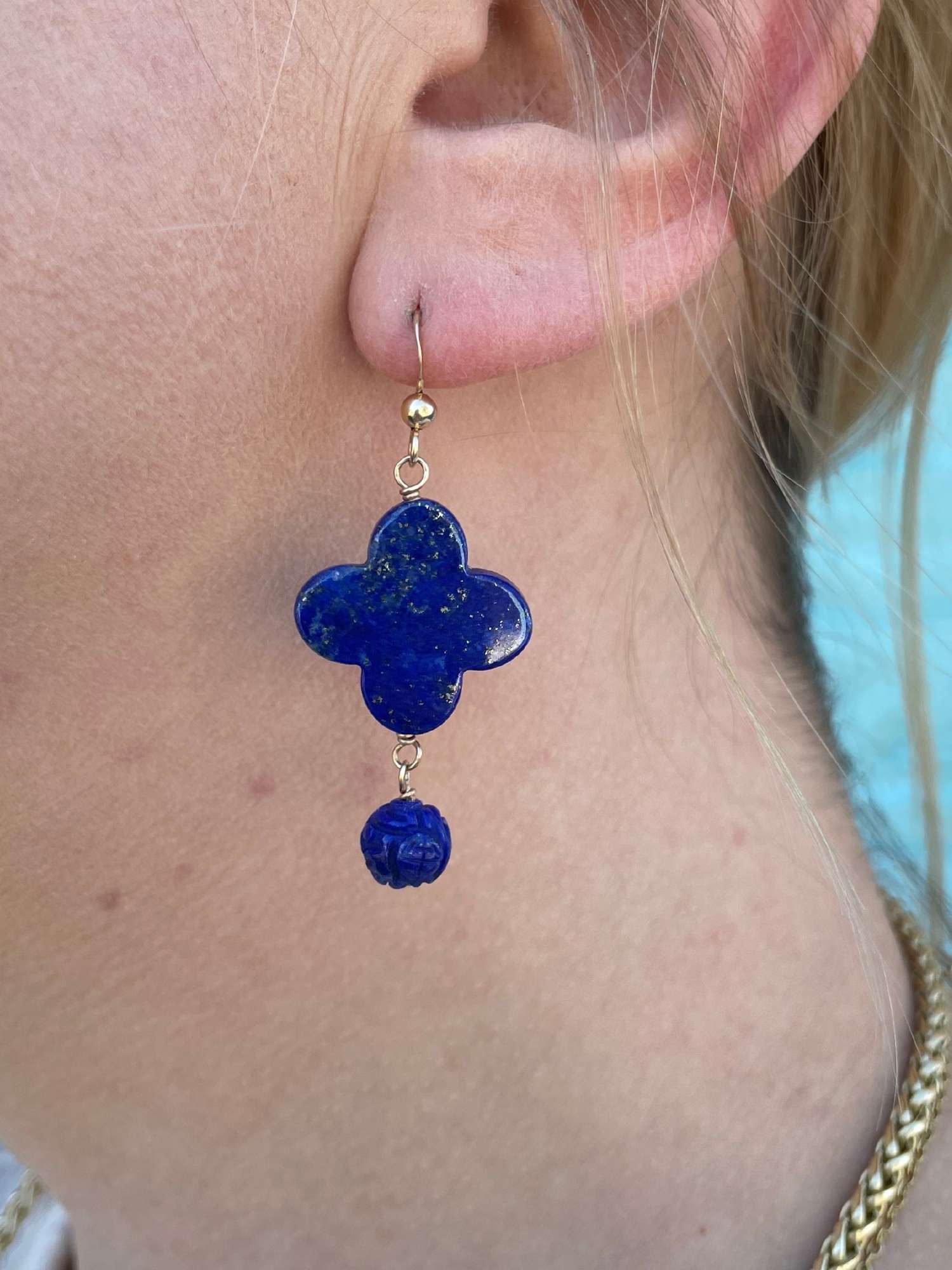 Layla Lapis Earrings