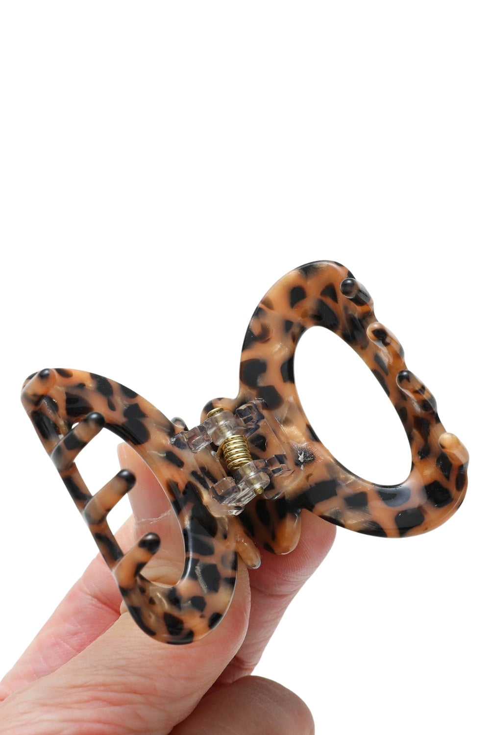 Leopard Mini Claw Clips
