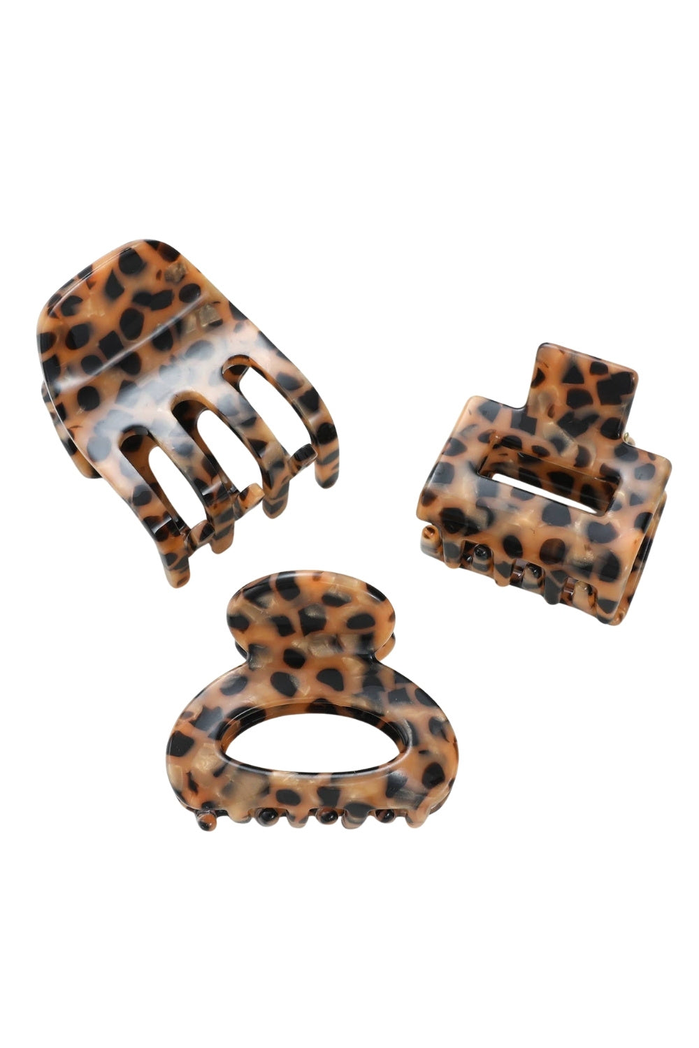 Leopard Mini Claw Clips