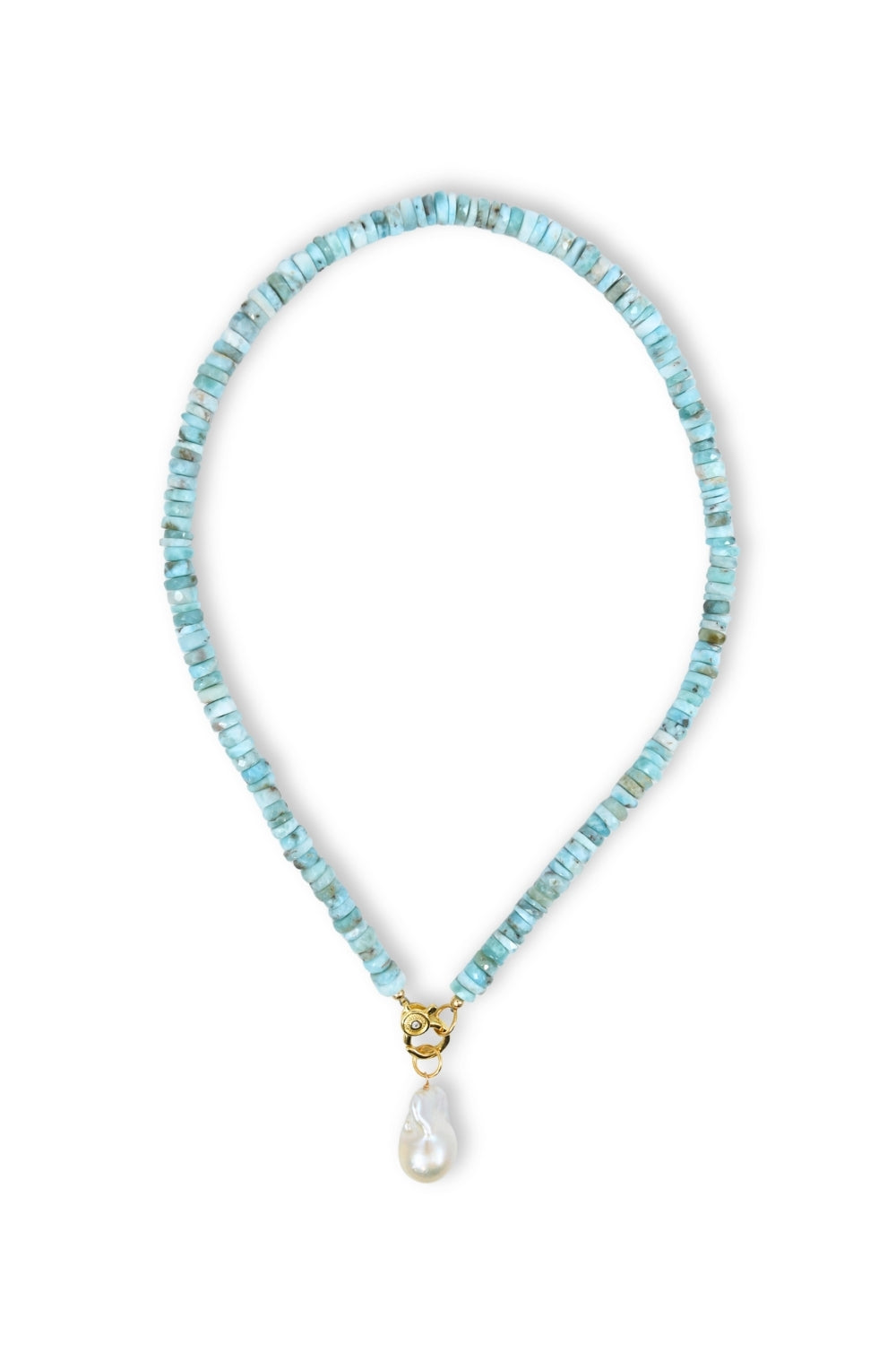 Lila Larimar Necklace