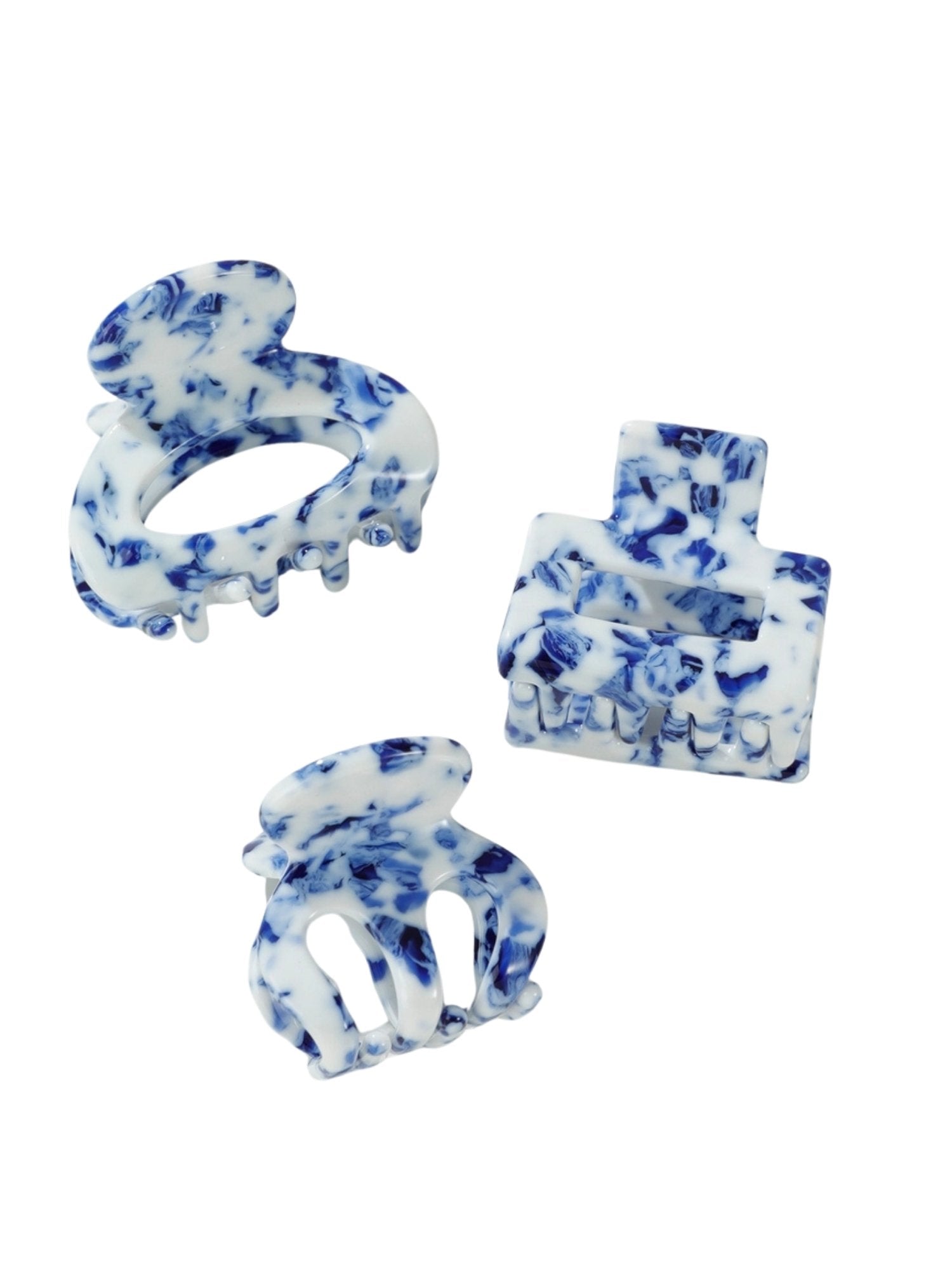 Mini Chinoiserie Claw Clip 