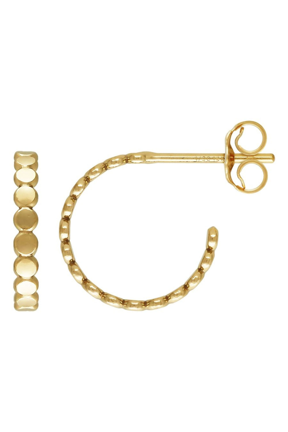 Mini Dot Hoop Earrings