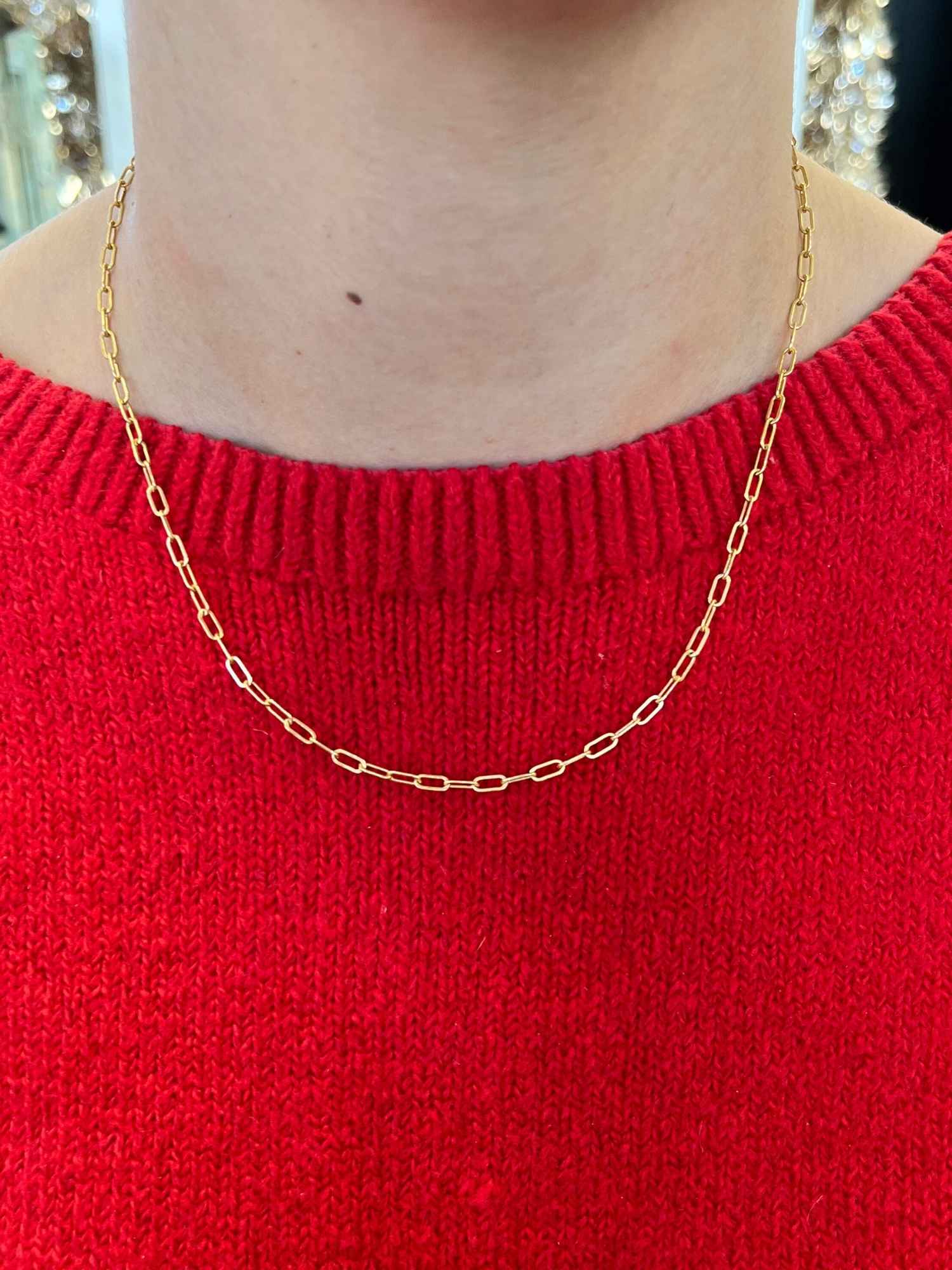 Mini Paperclip Necklace