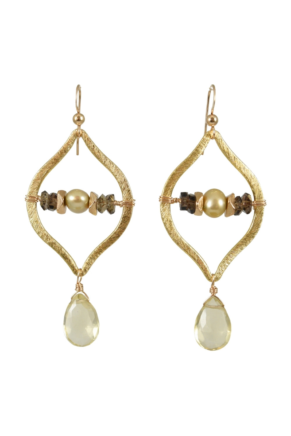 Oasis Earrings in Citrine