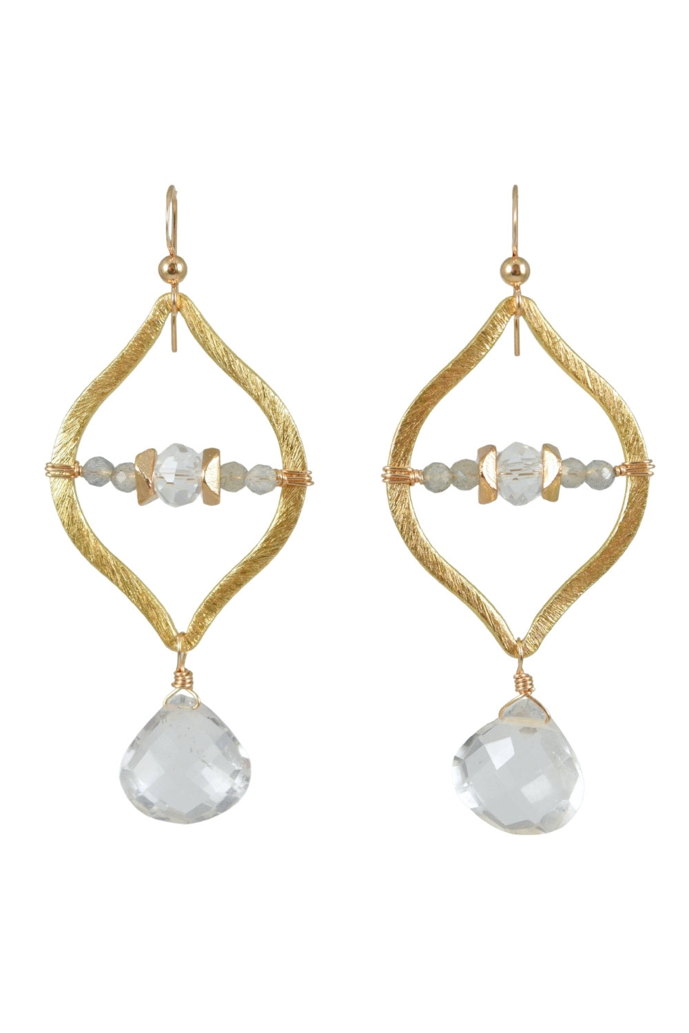 Oasis Earrings in Quartz
