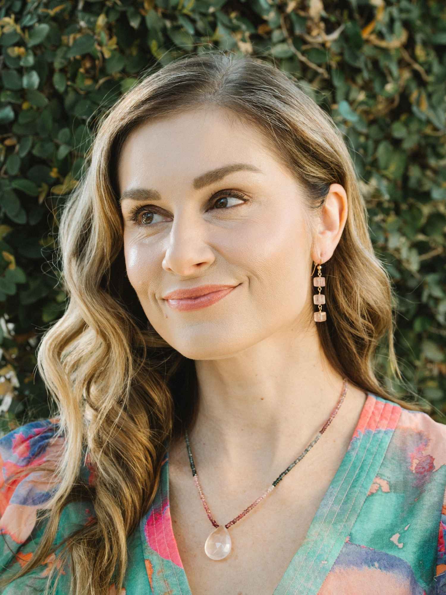 Ombre Rose Quartz Necklace