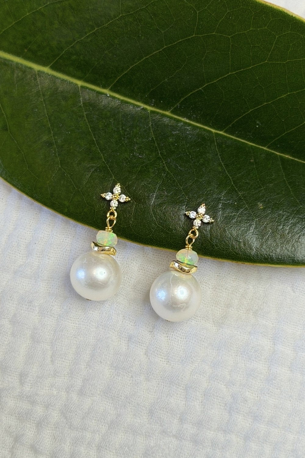 Opal Fleur Earrings