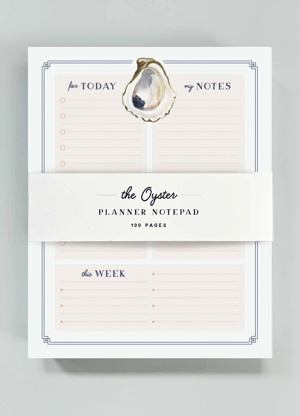 Oyster Planner Notepad