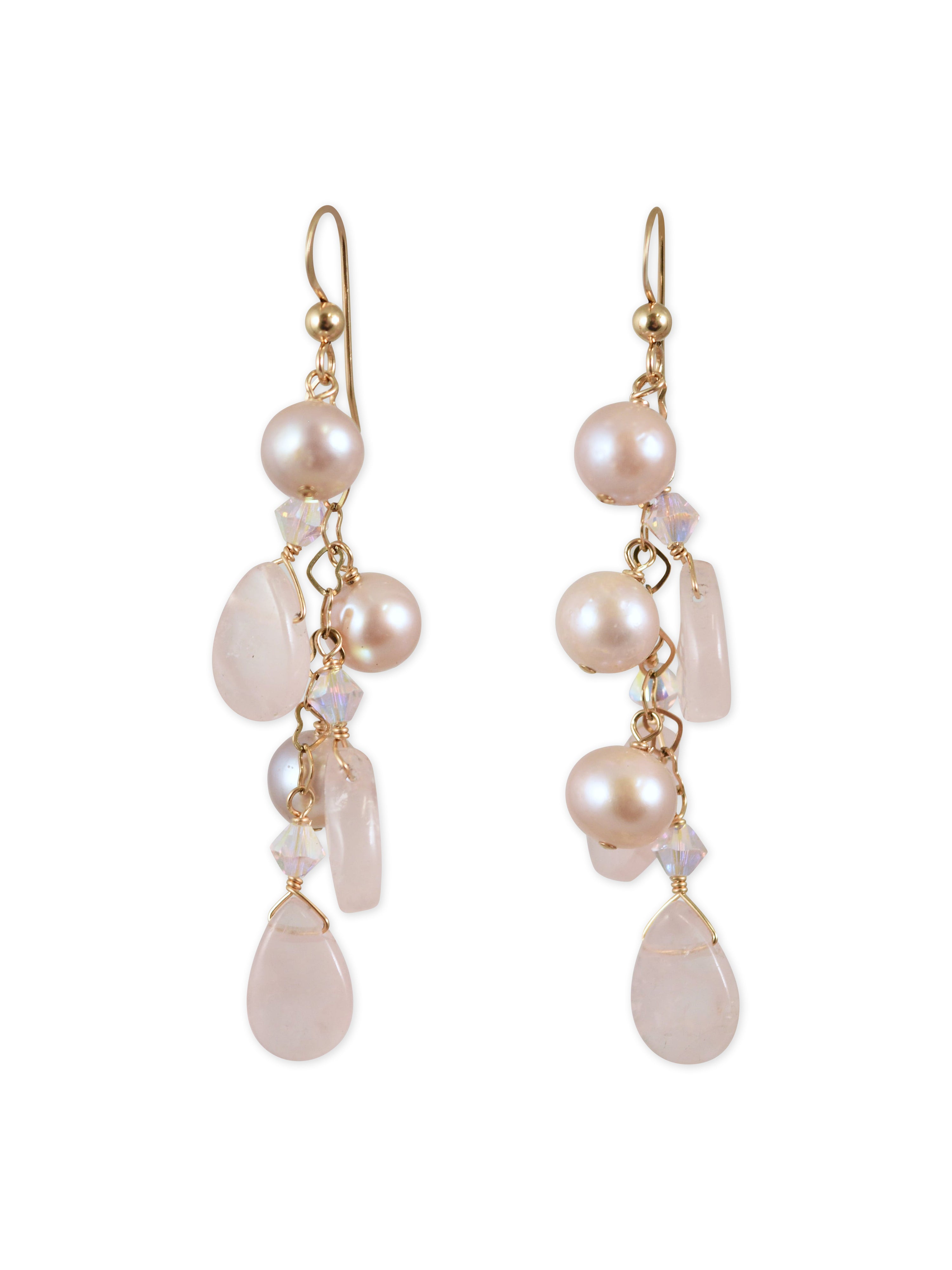 Paige Pink Pearl Earrings