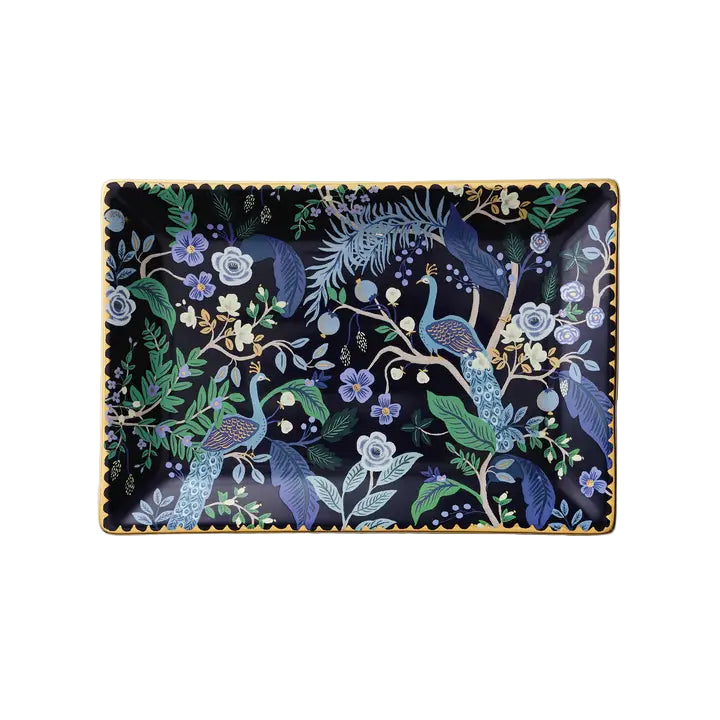 Peacock Catchall Tray
