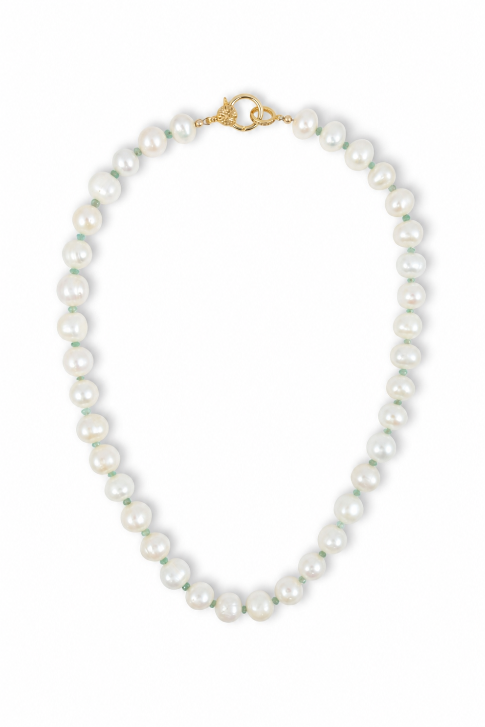 Pearl Confetti Necklace in Emerald