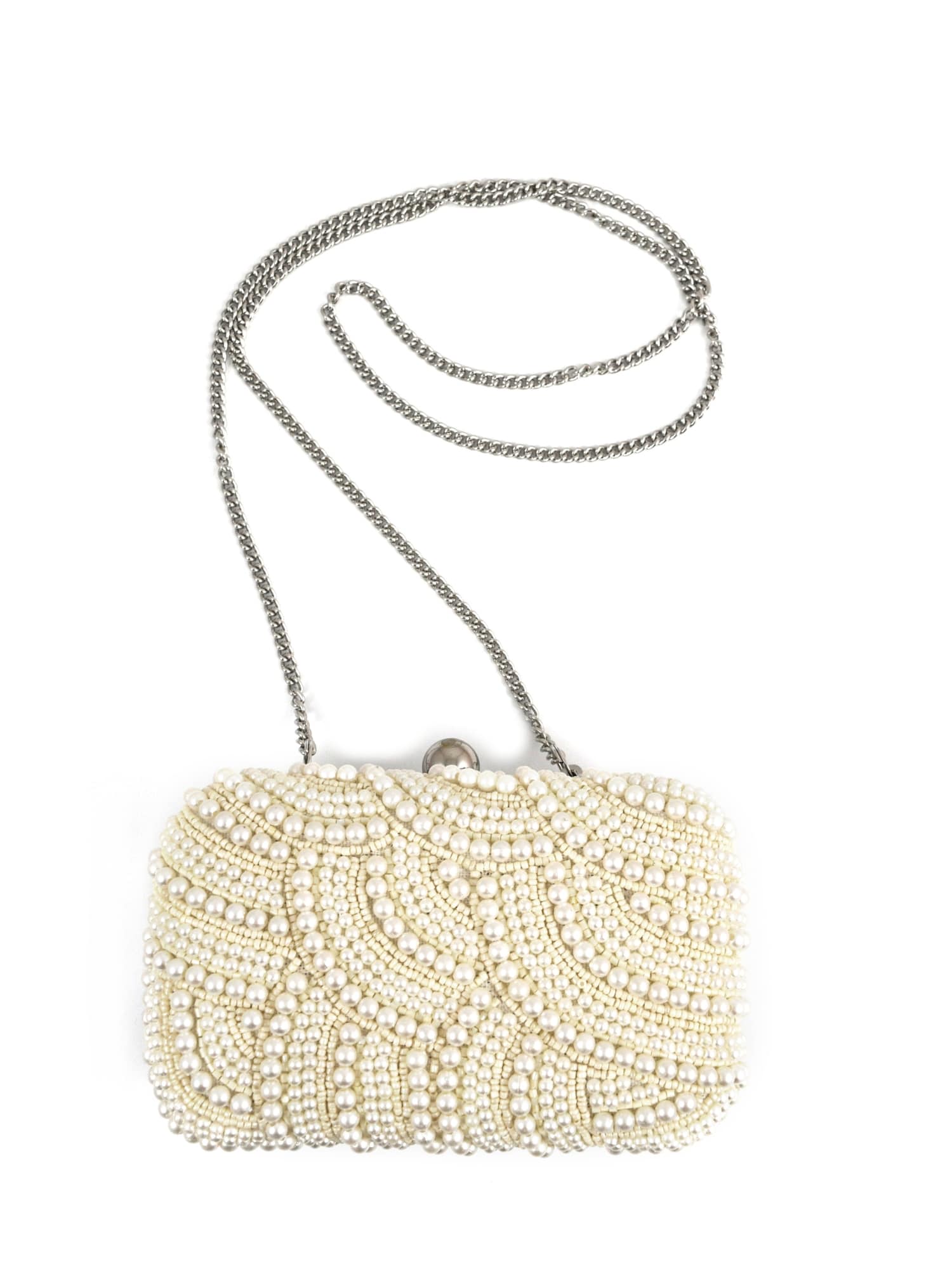 Penelope Pearl Scallop Bag