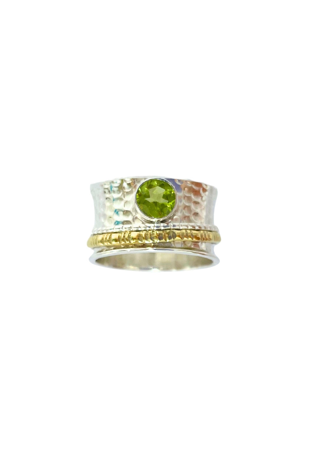 Peridot Simple Spinner Ring