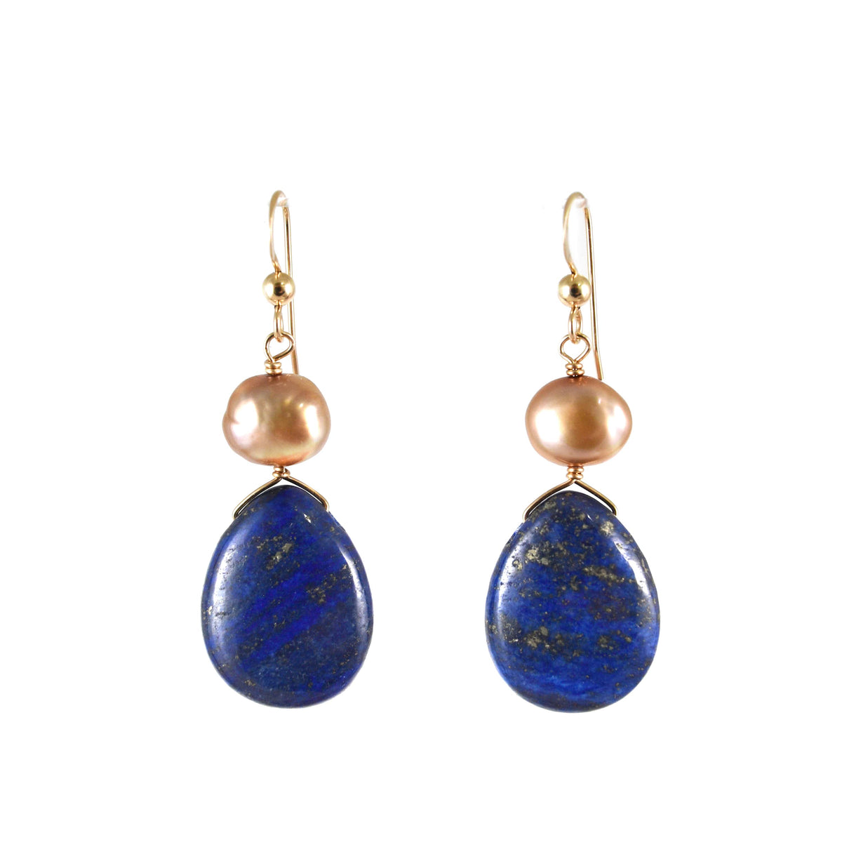 Lapis hot sale teardrop earrings