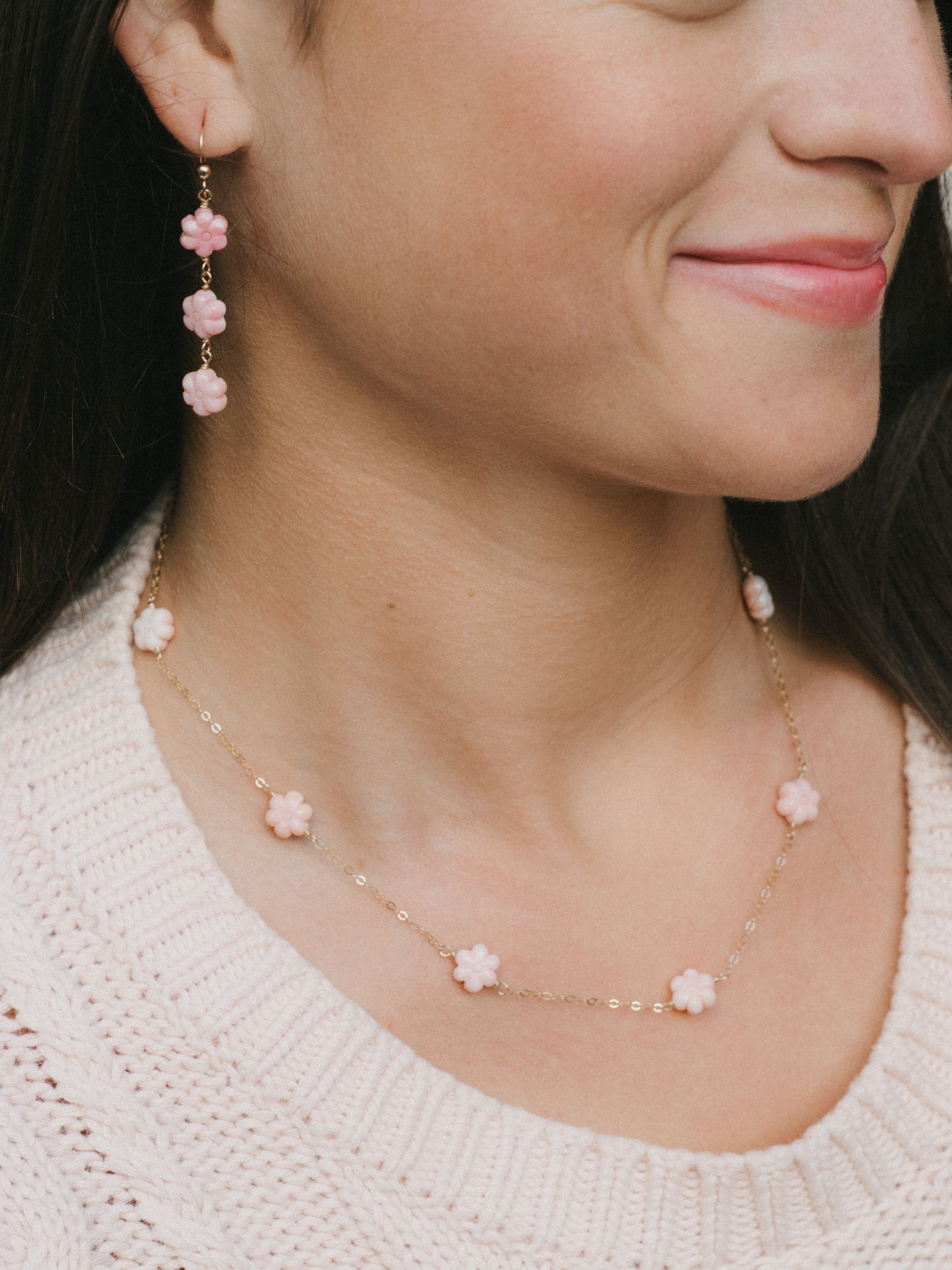 Nylah Pearl Flower Earring – zoda