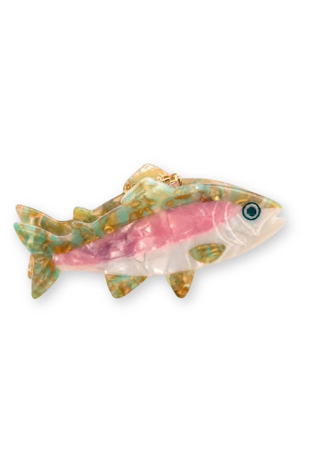 Rainbow Fish Claw Clip