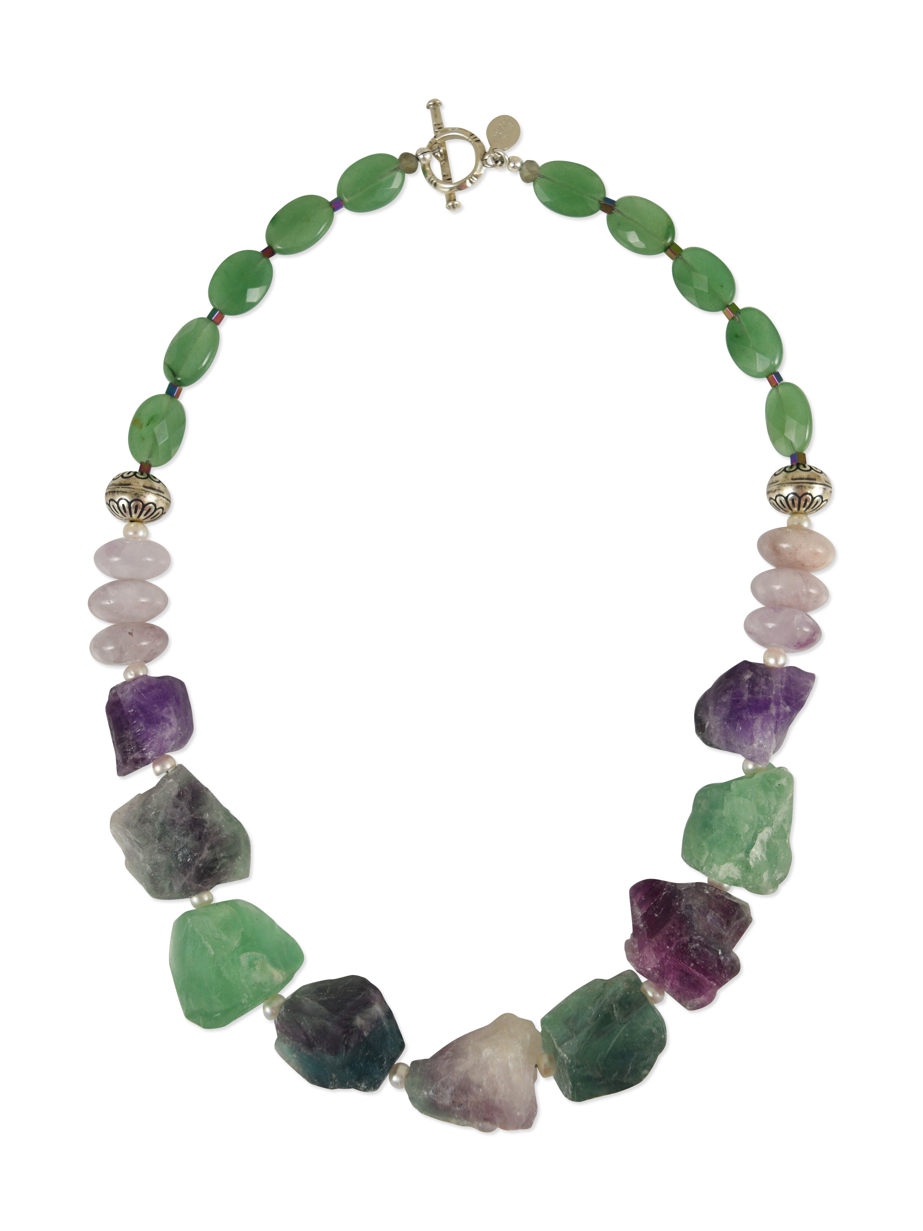 Rock Candy Necklace in Fluorite
