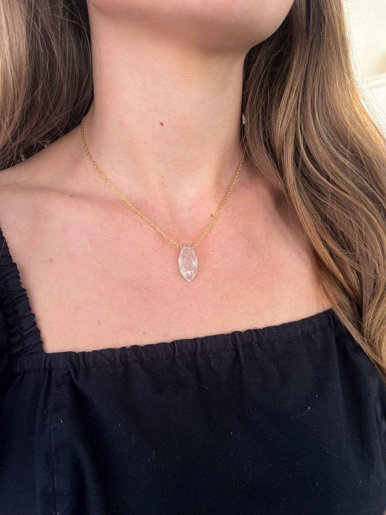 Rutilated Quartz Necklace