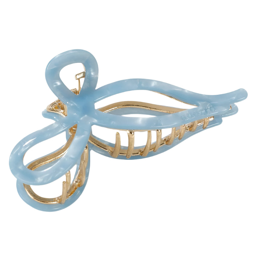 Sabrina Coastal Claw Clip in Blue 