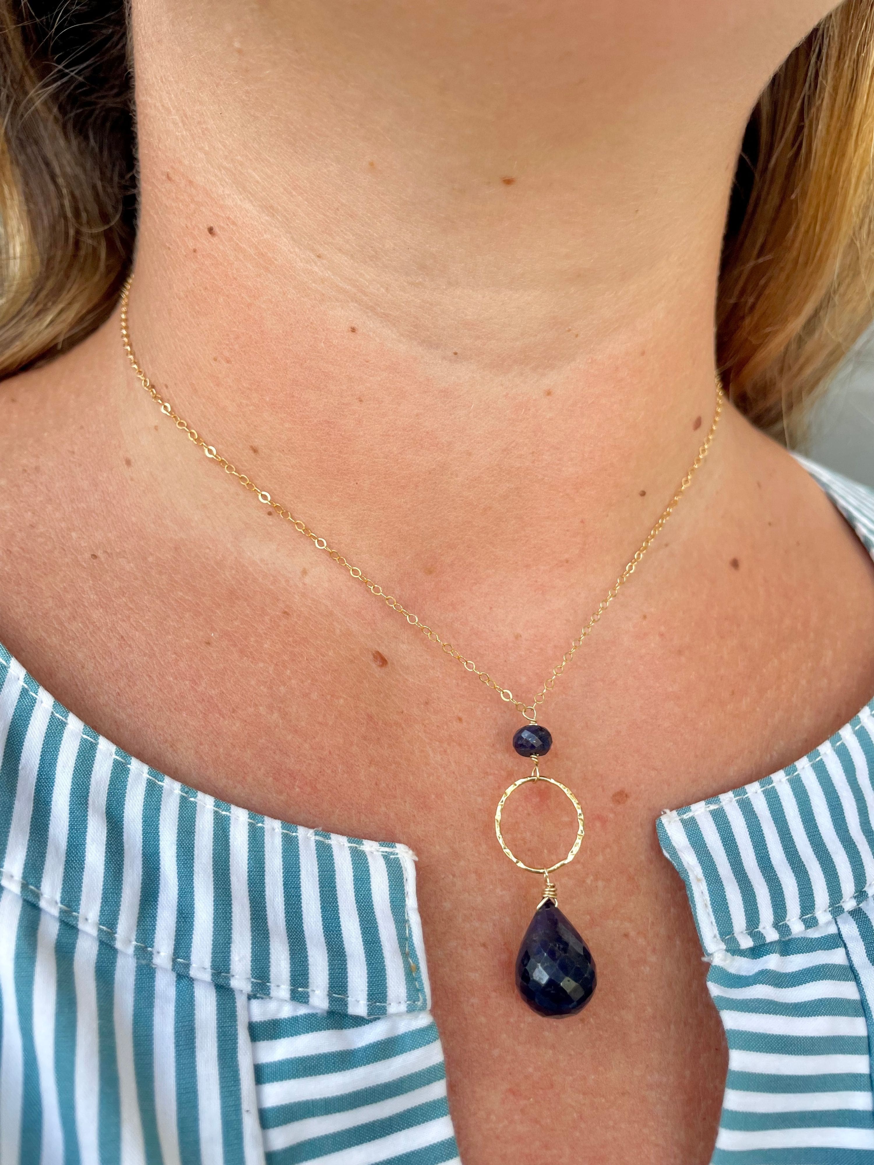 Tillie Necklace in Sapphire