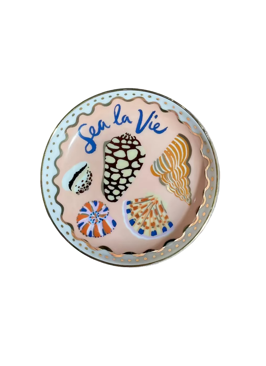 Sea la Vie Jewelry Dish or ring dish on a white background