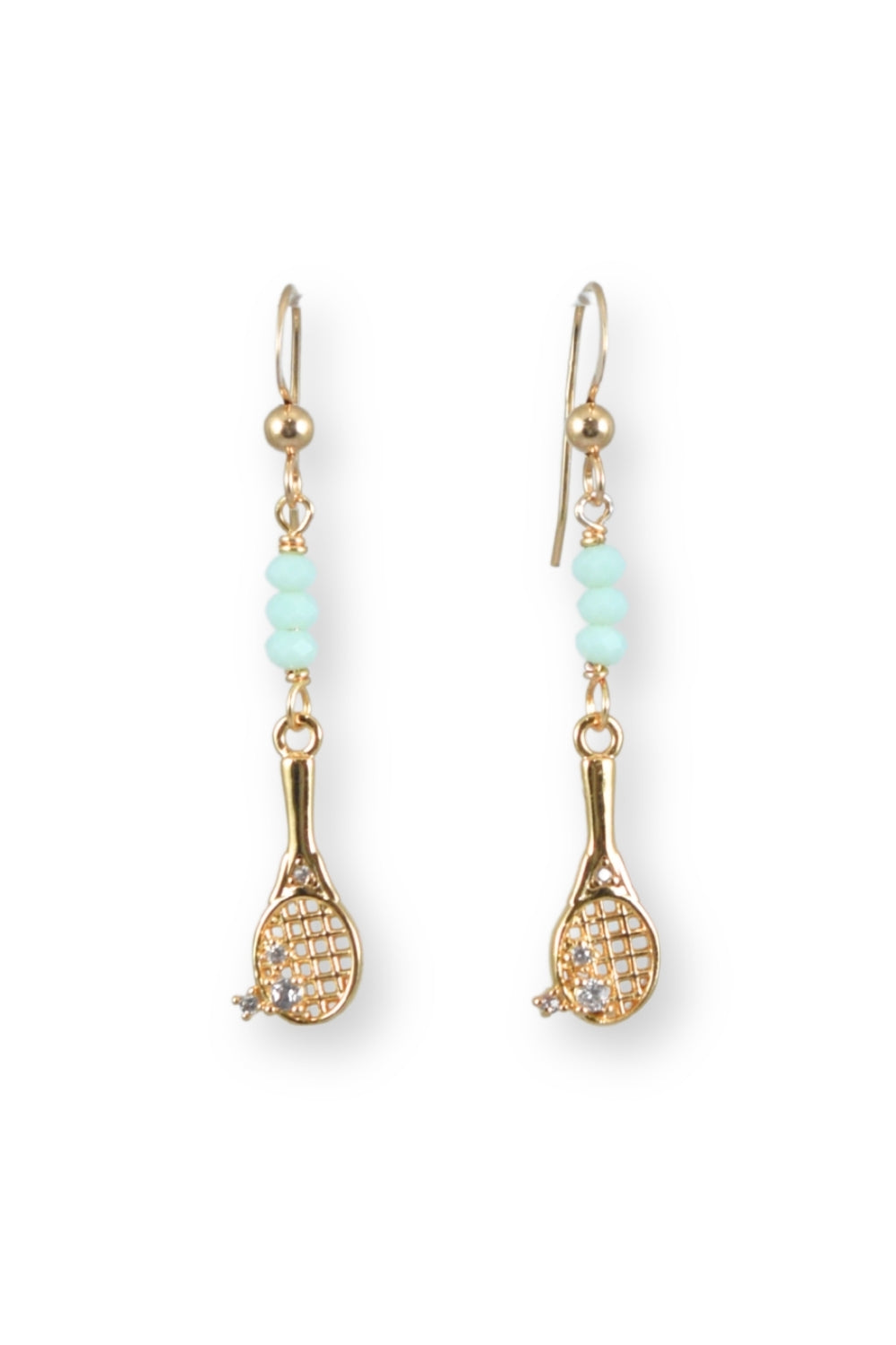Shelby Tennis Racket Earrings