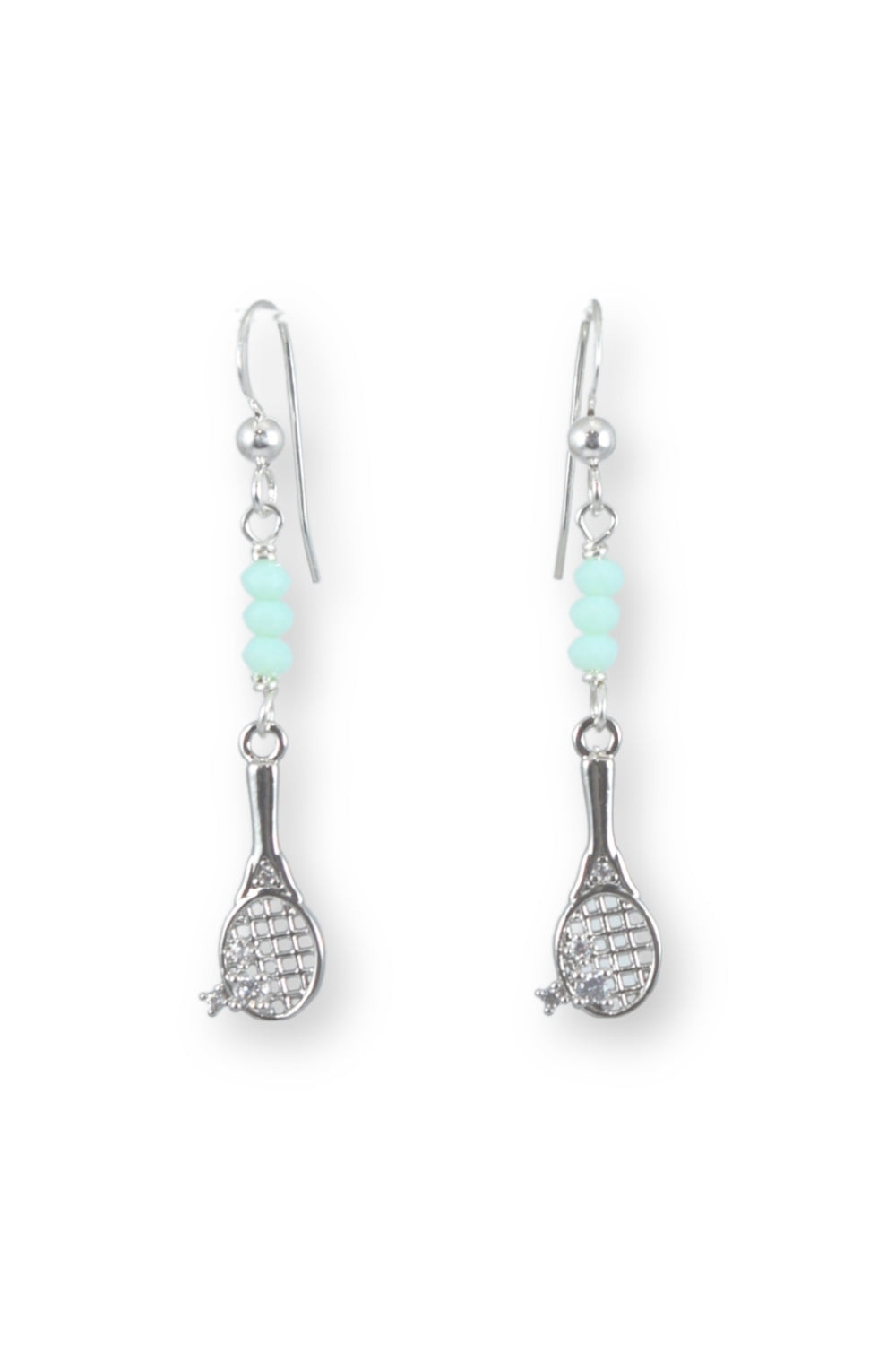 Shelby Tennis Racket Earrings