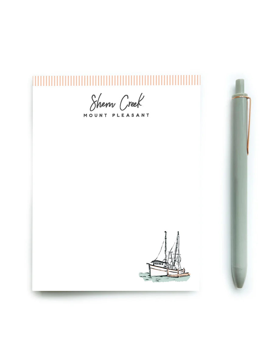 Shem Creek Notepad