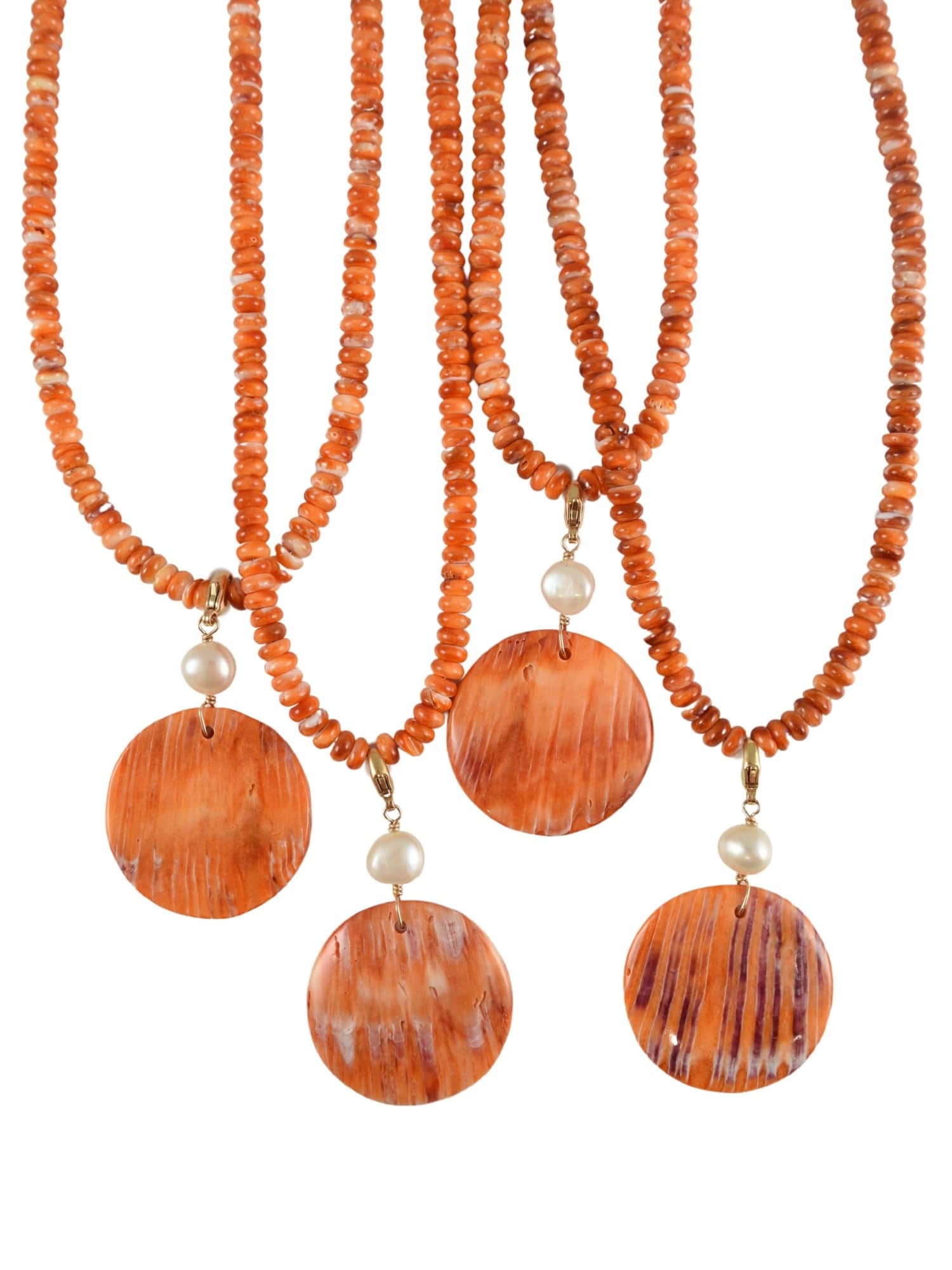 Sierra Blaze Necklace In Orange