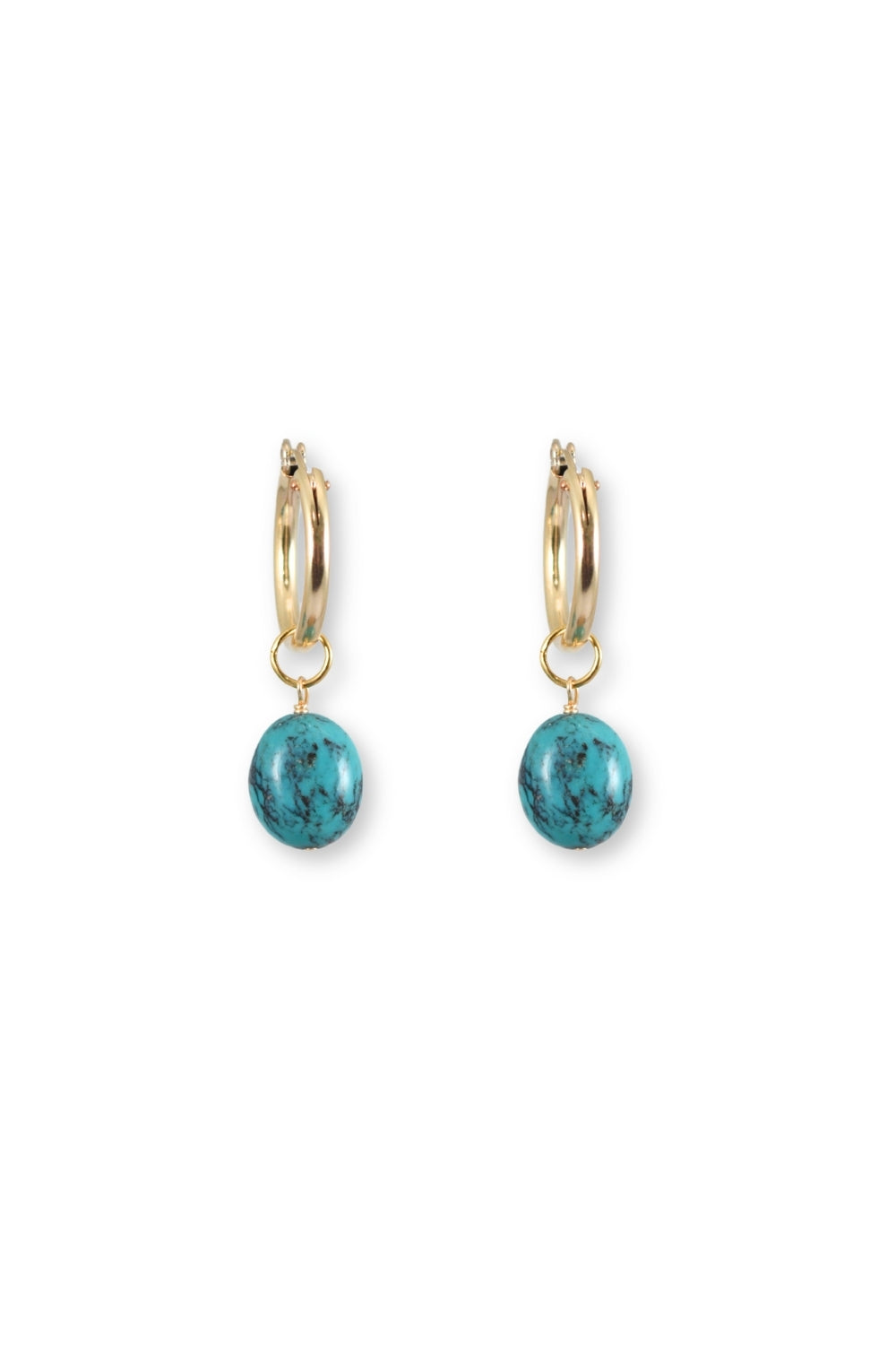 Small Turquoise Nugget Charm
