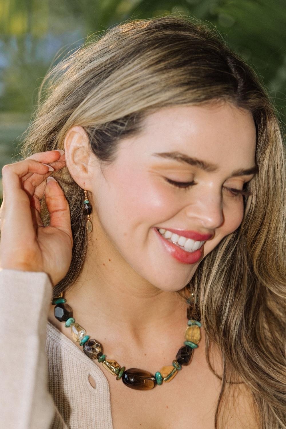 Smoky Sunrise Earrings